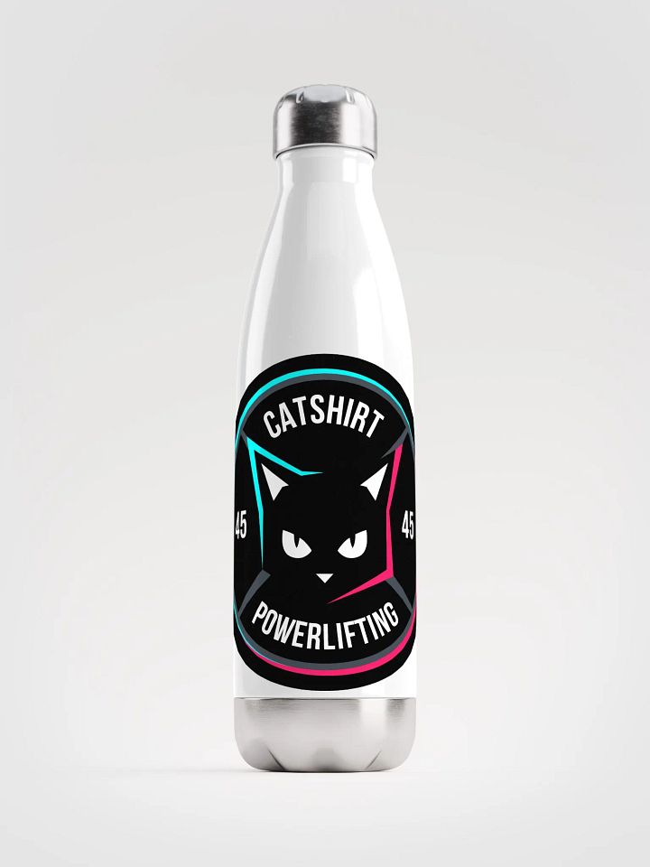 Catshirt Powerlifting Water Bottle product image (1)