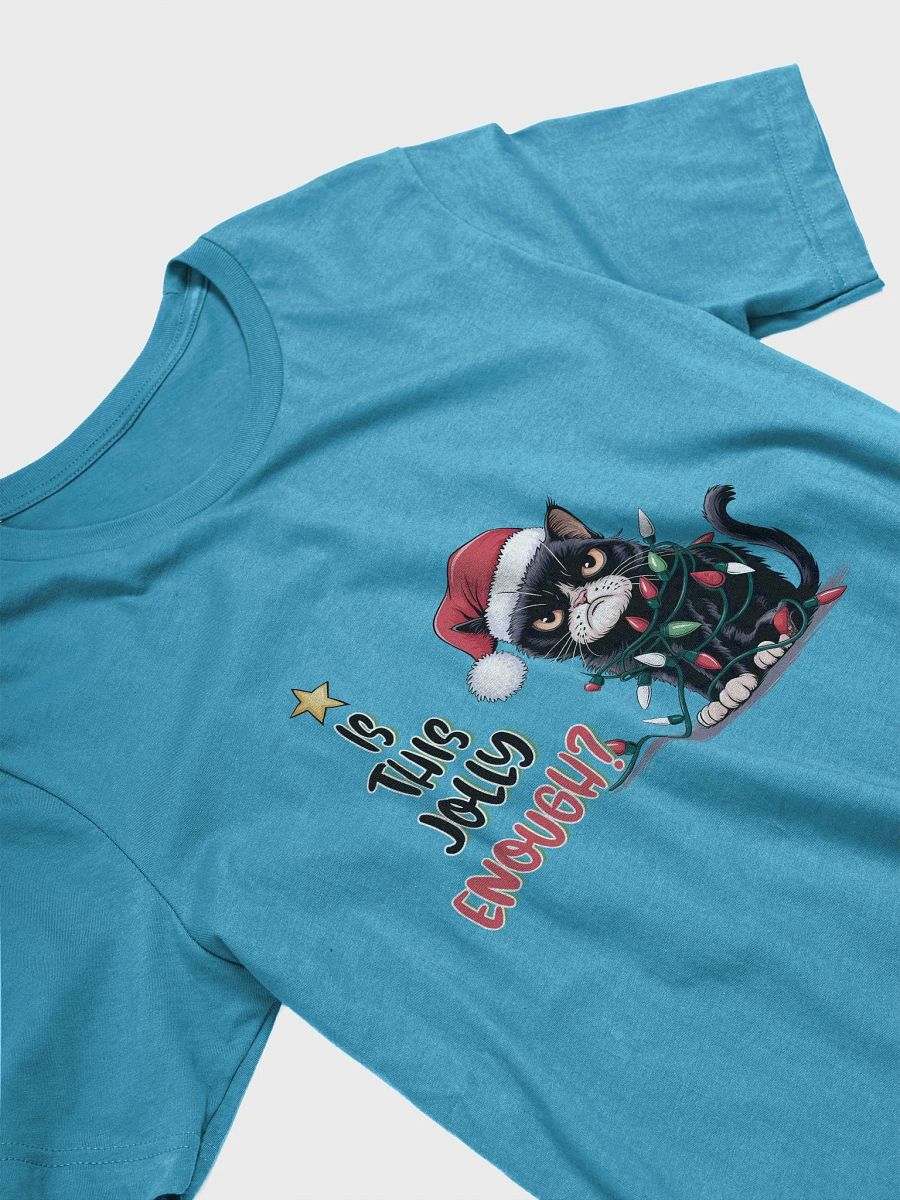 Is This Jolly Enough? Grumpy Cat Christmas T-Shirt - Funny Holiday Design product image (10)