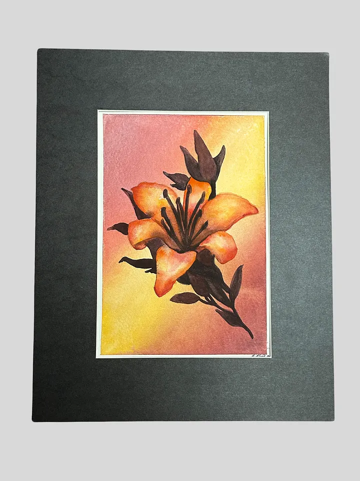 Watercolor Tiger Lily product image (1)