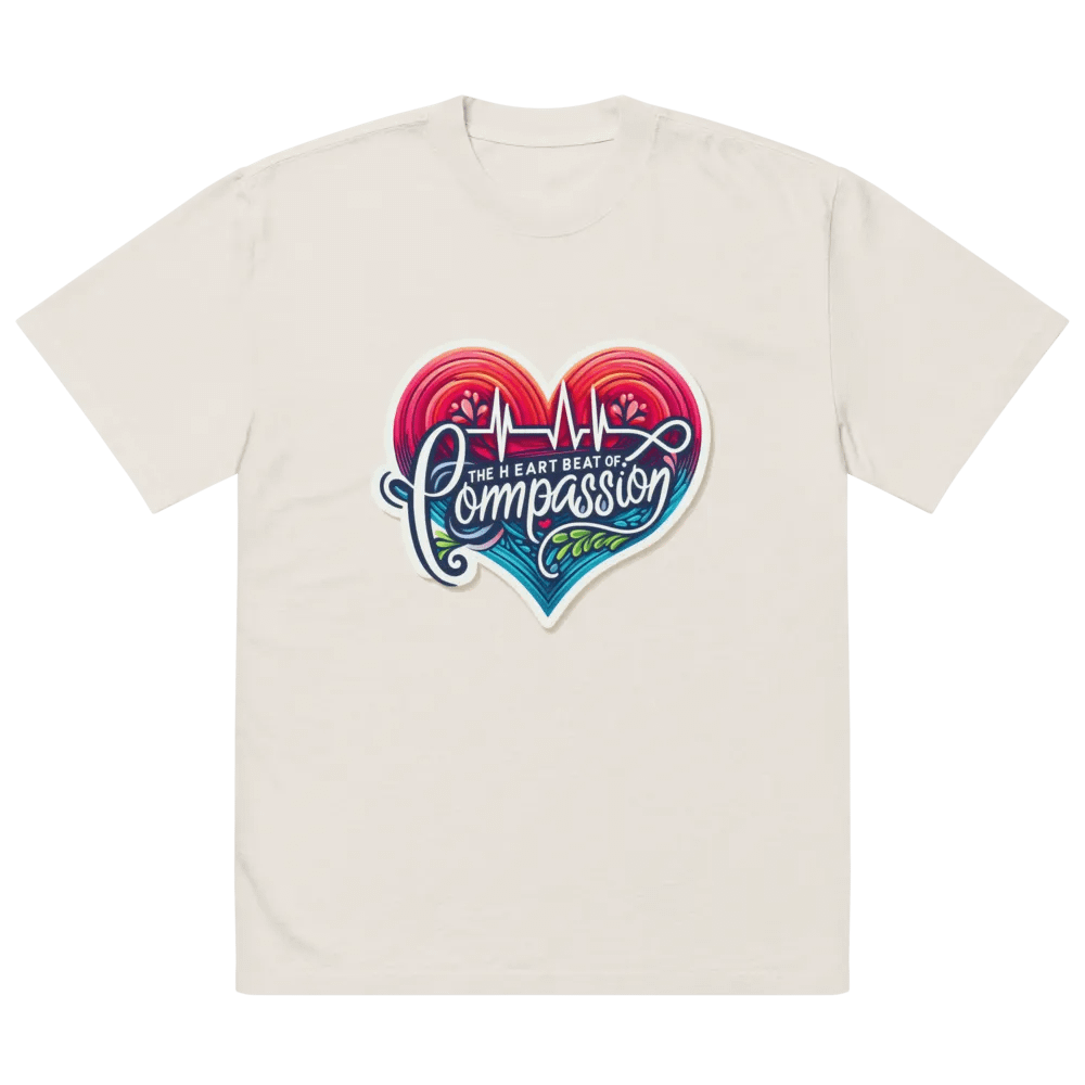 Compassionate Heartbeat Oversized Tee product image (31)