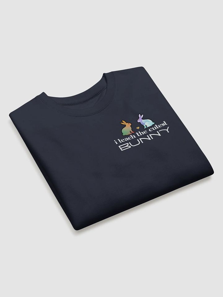 I Teach The Cutest Bunny, Teachers Heritage Sweatshirt - Pocket product image (1)