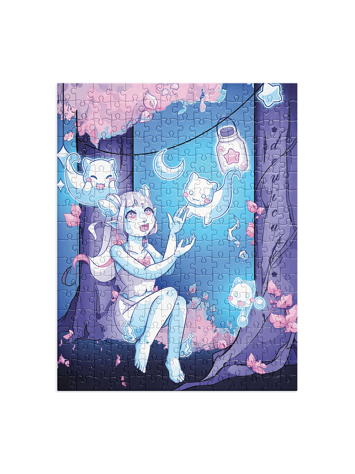 Puzzle • CandiCat Ghost Girl & Ghost Cats • 2024 product image (1)