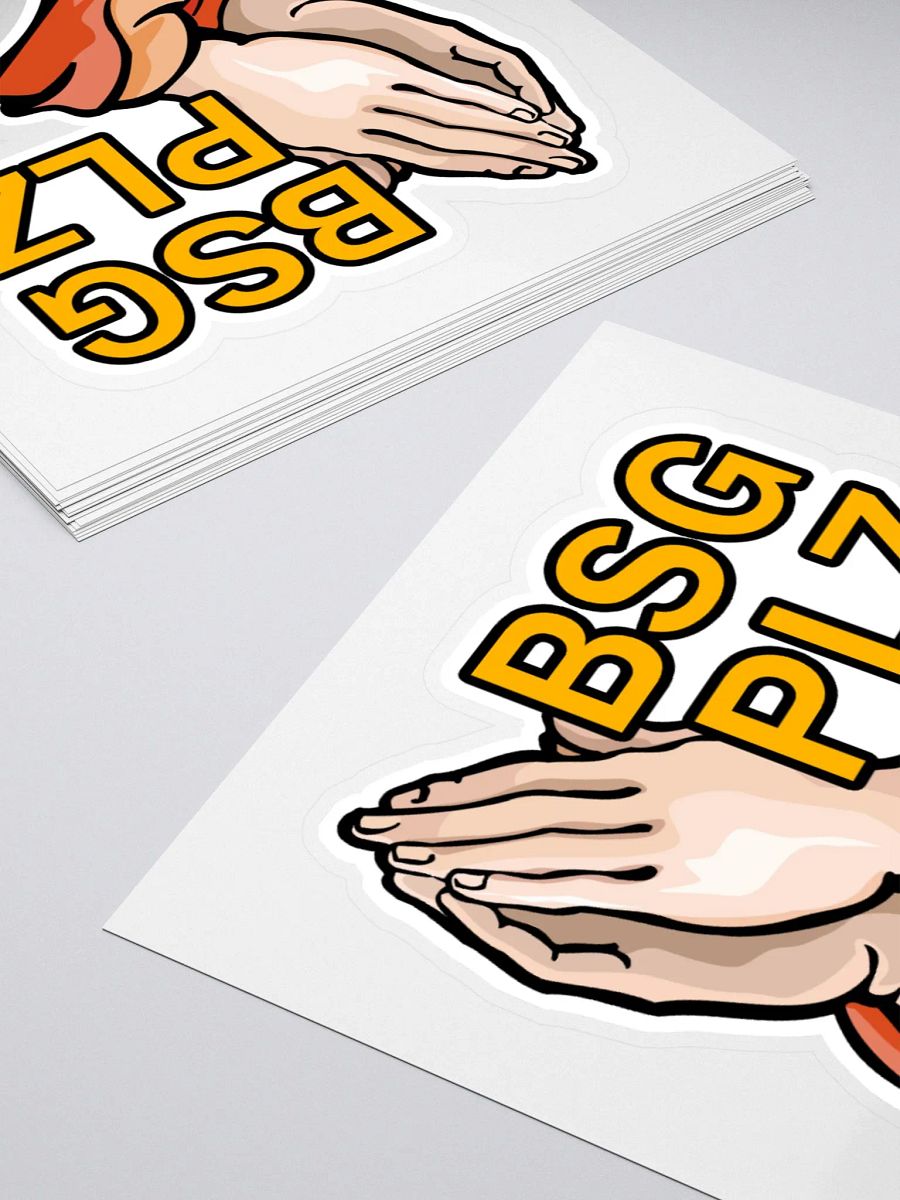 BSG PLZ Sticker product image (4)