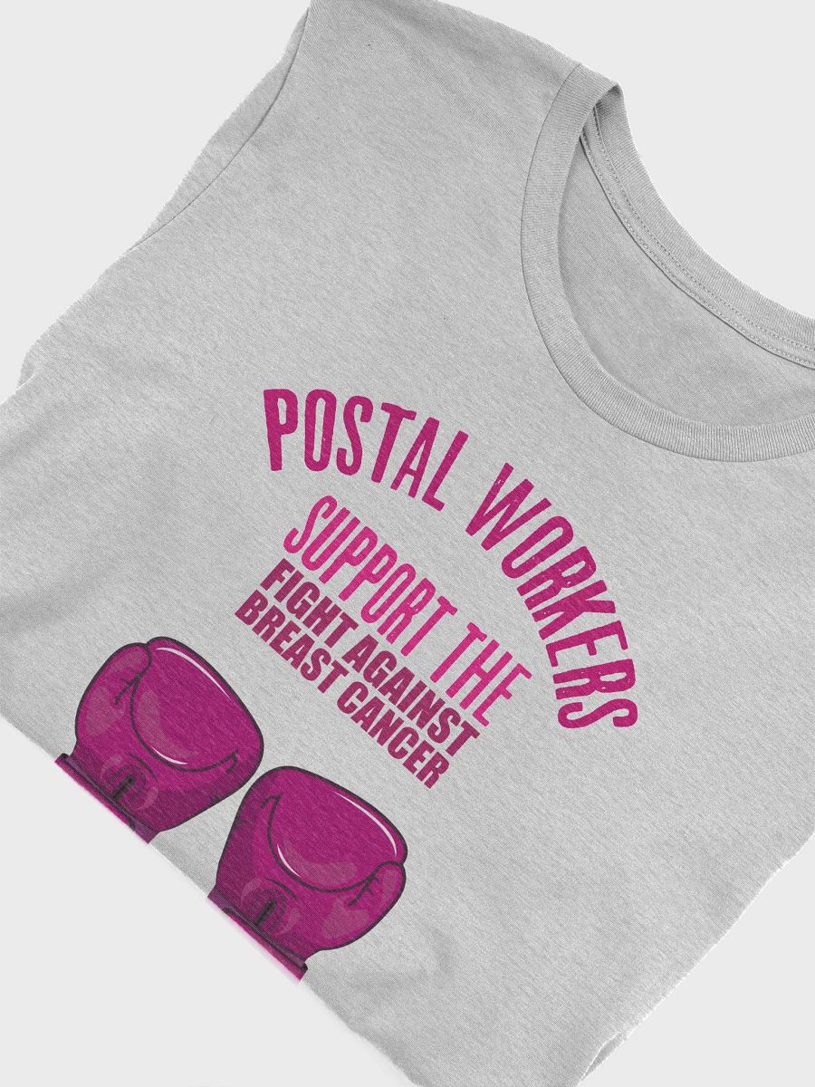 POSTAL WORKER BREAST CANCER SUPPORT THE FIGHT TEE product image (9)