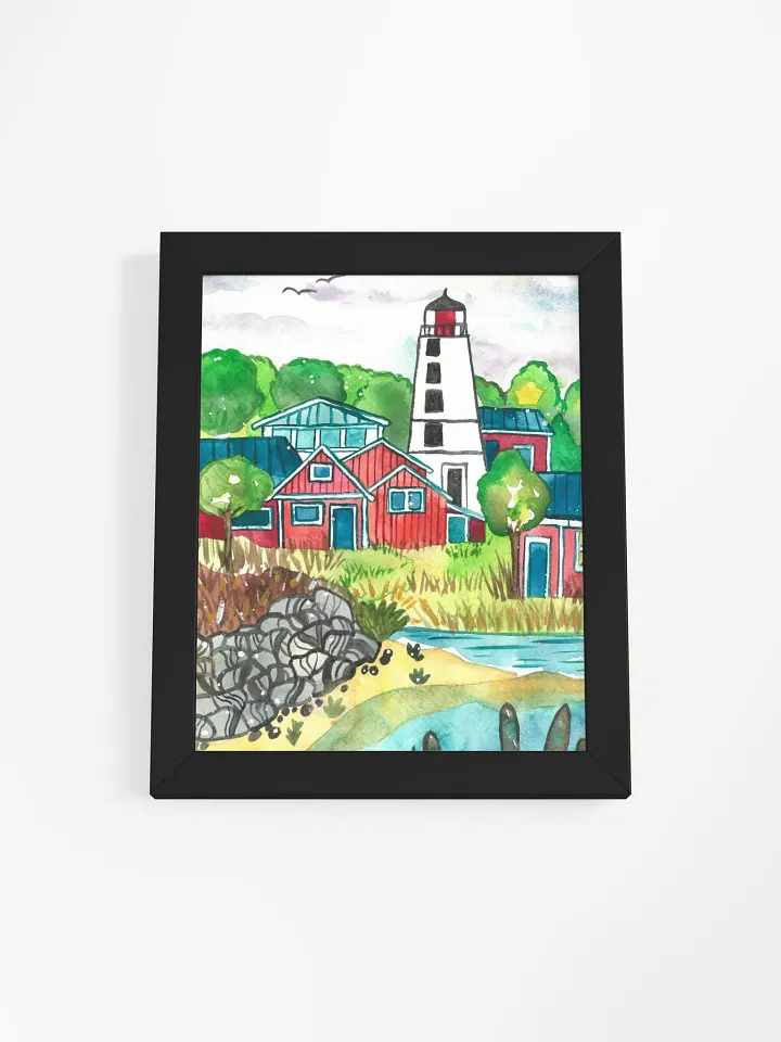 Fishing Village Framed Print product image (1)