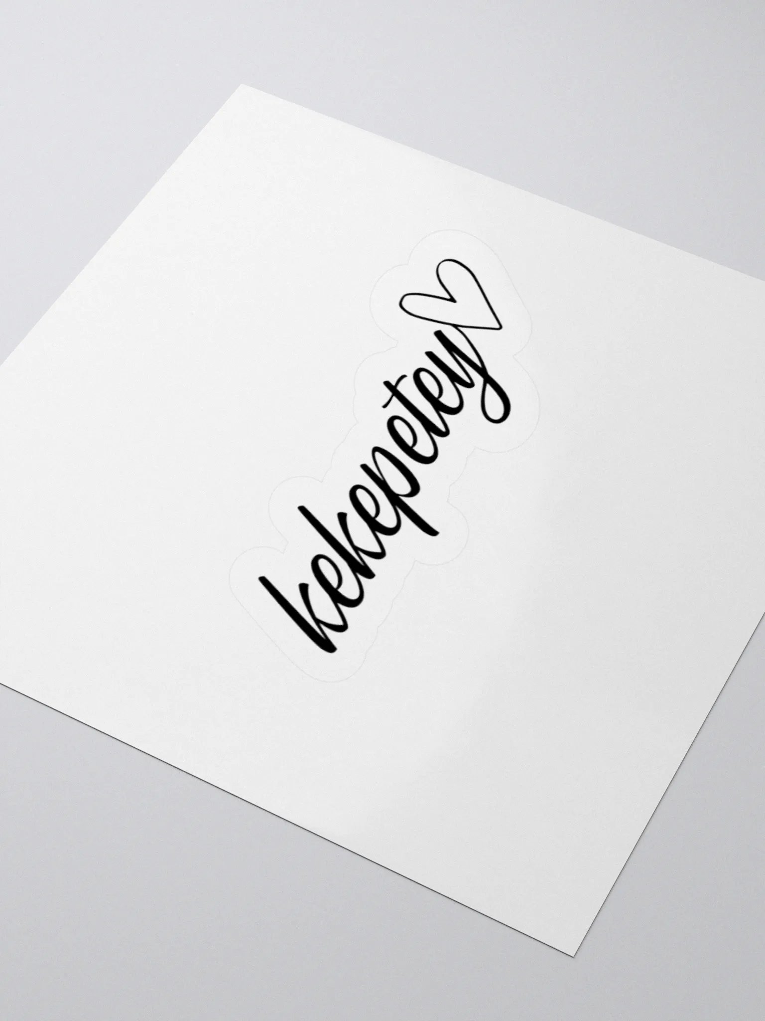 Kekepetey Sticker - Black product image (3)