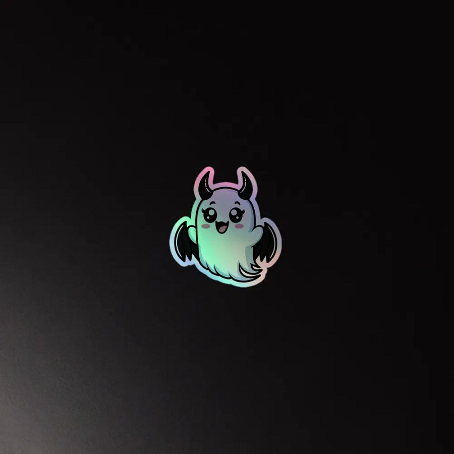 Adorable Ghost Holographic Sticker Sheet product image (4)