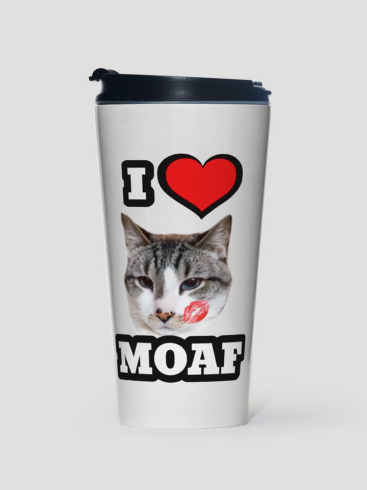 I ❤️ Moaf Travel Mug product image (1)