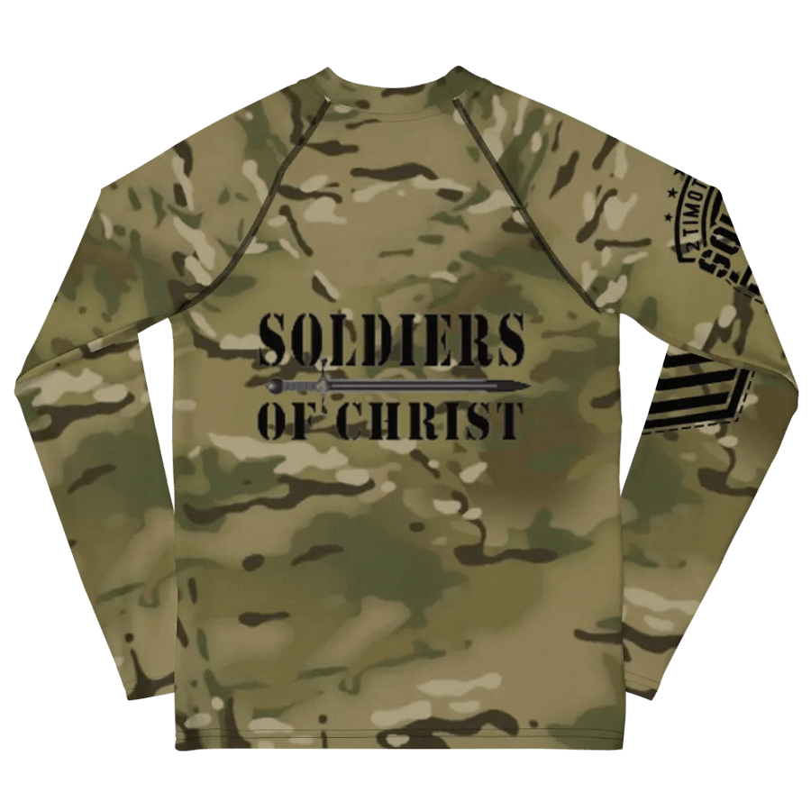 Faithful Camo: Youth Rash Guard - Multicam product image (6)