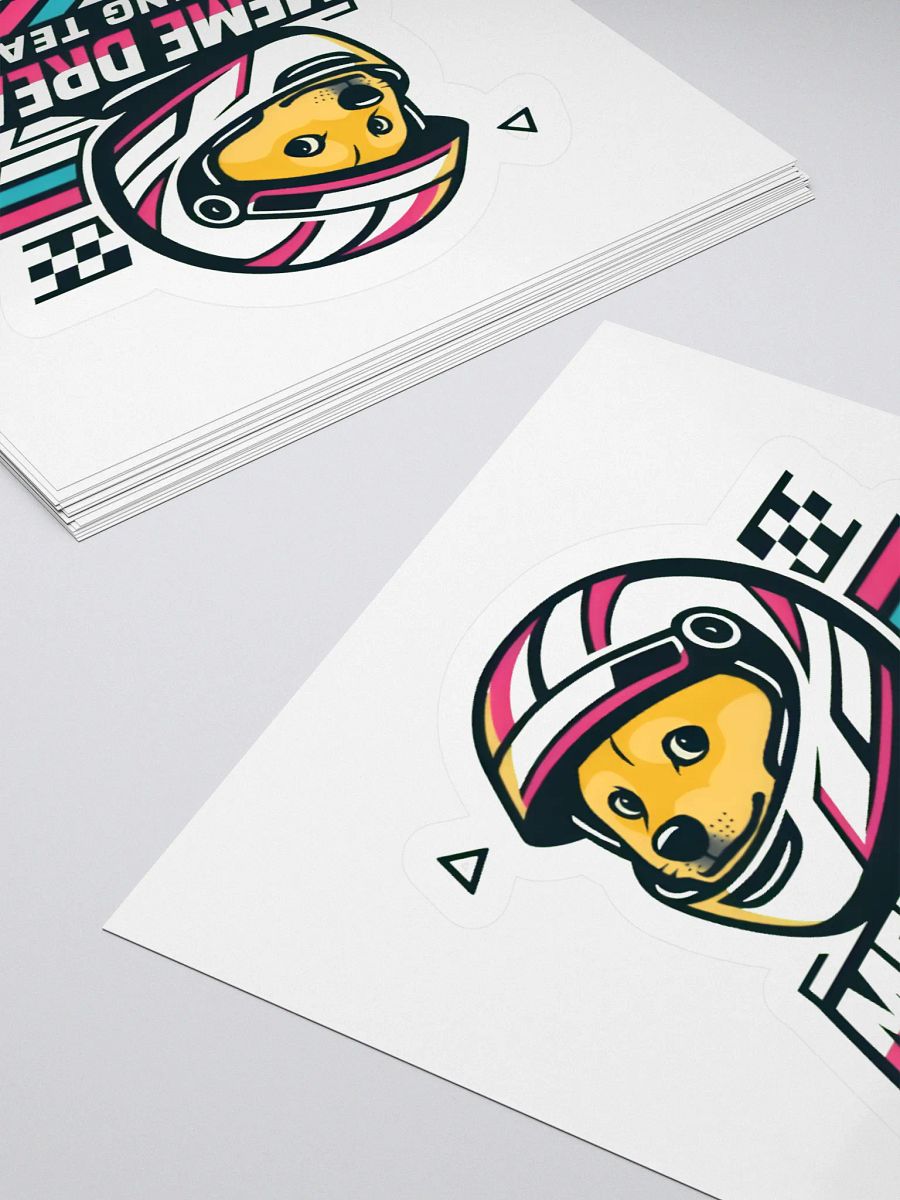 Racing Pup Kiss Cut Stickers product image (15)