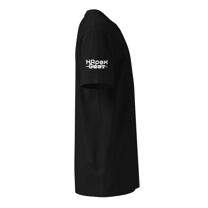 Never Give Up - Unisex Premium T-Shirt - White HApex Gear Black Logo product image (2)