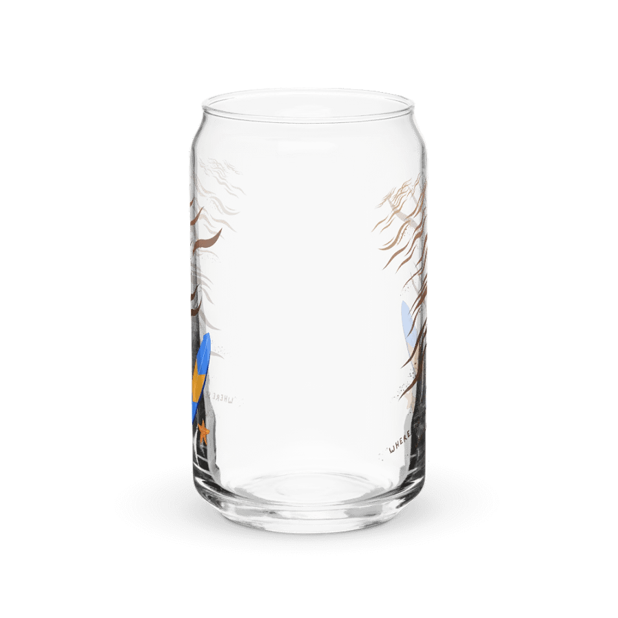 Life Is Better Where Sea Waves Whisper Can-Shaped Glass ( Side -Beach- ) product image (2)