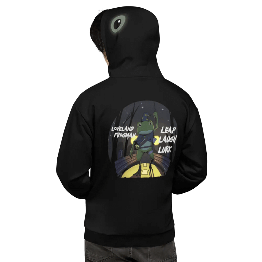 Loveland Frogman Cryptid All-over print Hoody product image (4)