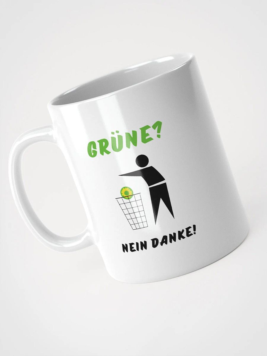 Lustige Kaffee Tasse/Becher | Grüne Nein Danke | Tasse mit Spruch Statement product image (3)