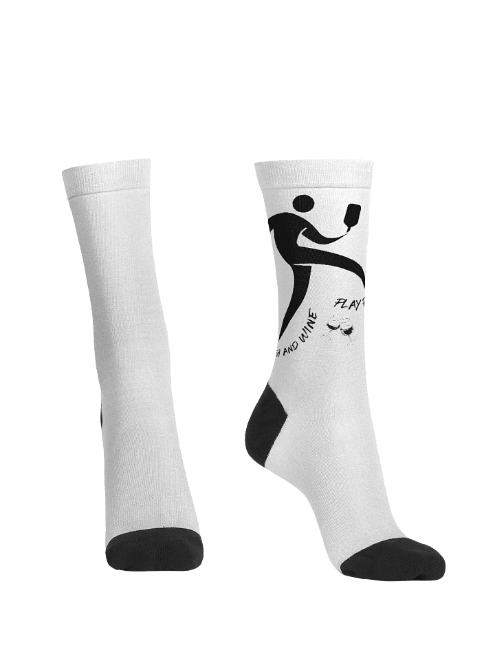 Smash and Wine Pickleball Premium Sustainable Socks product image (1)