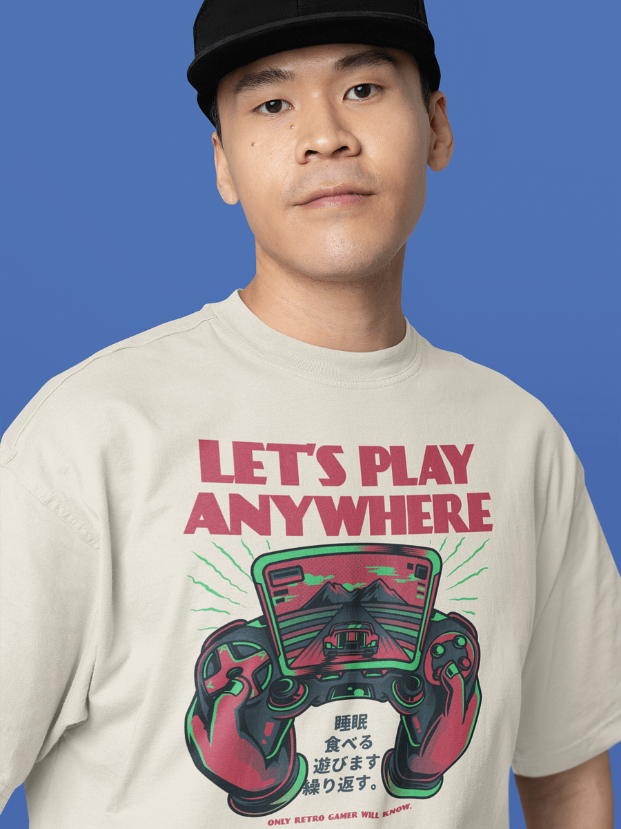 Retro Gamer Vibes Oversized Tee product image (24)