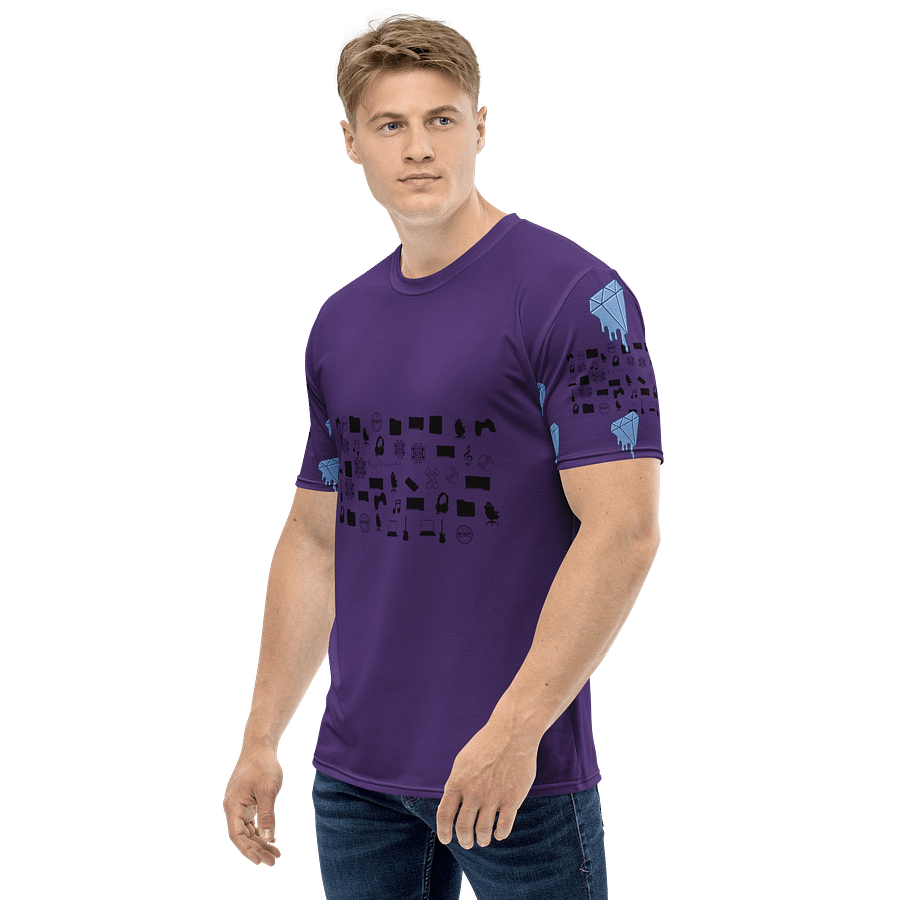 Purple Vlog Academy All-Over Print Crew Neck T-Shirt product image (3)