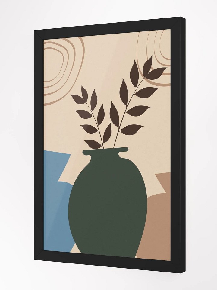 Modern Green Vase Abstract Poster product image (8)