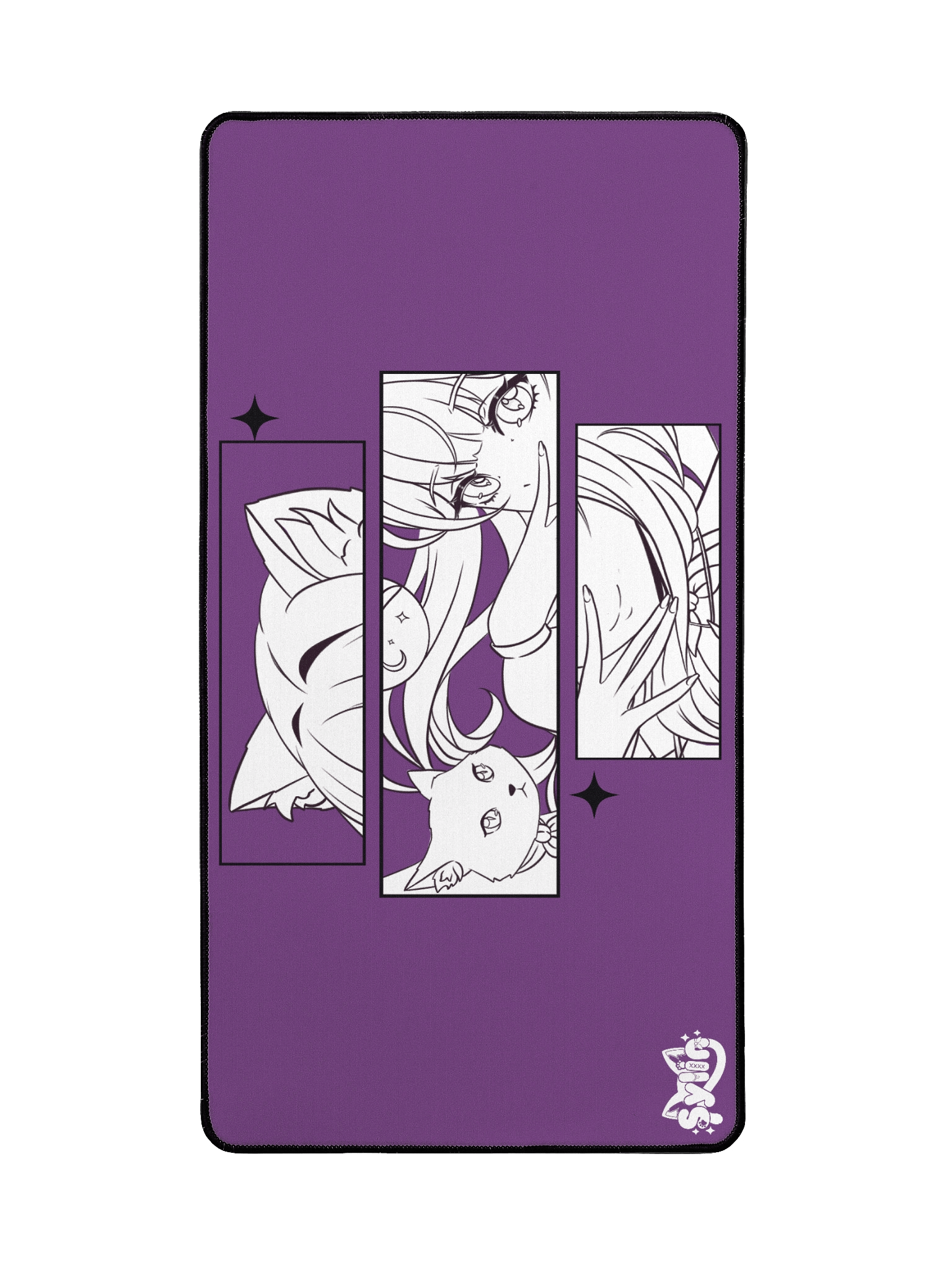 Mystic Cat Trio Desk Mat product image (2)