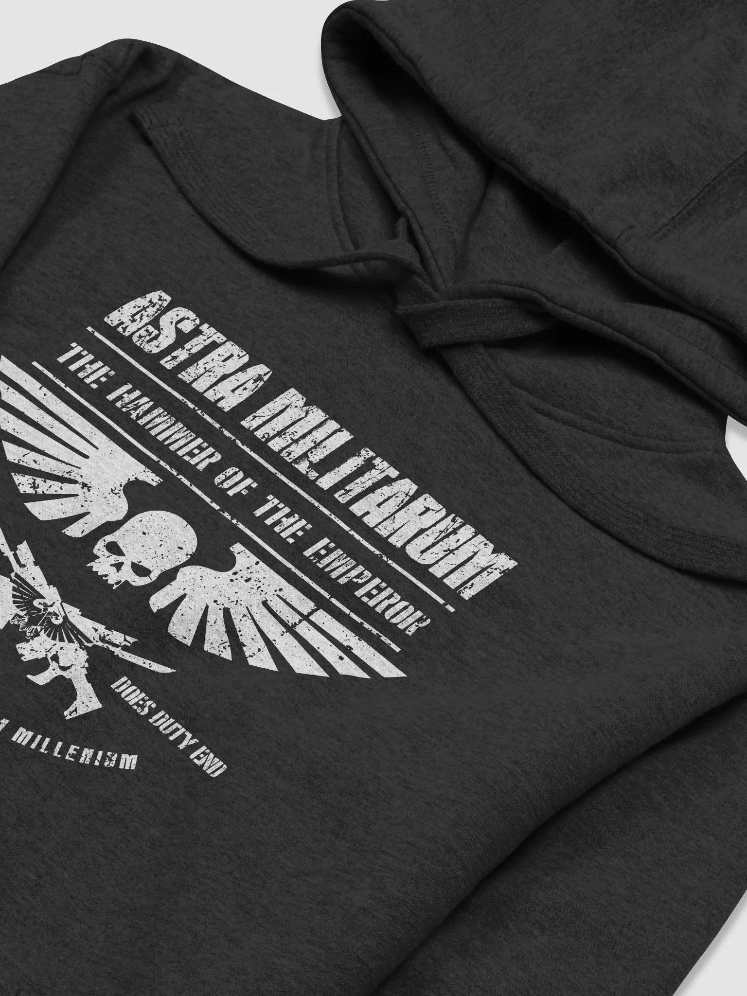 Astra Militarum Warhammer 40k Retro Military Design | Imperial Guard Hoodie Pullover product image (14)