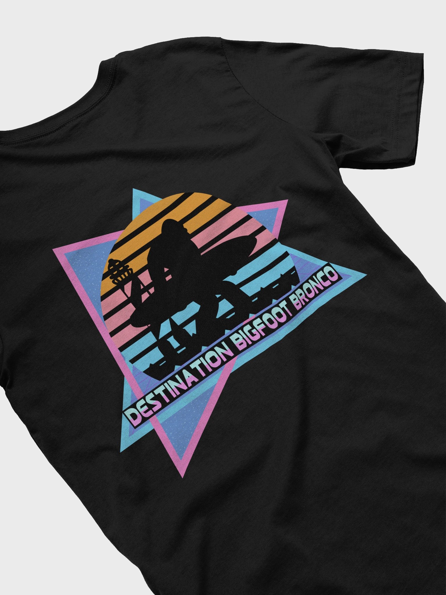 Destination Bigfoot Bronco Retro-Inspired T-Shirt (Black) product image (4)