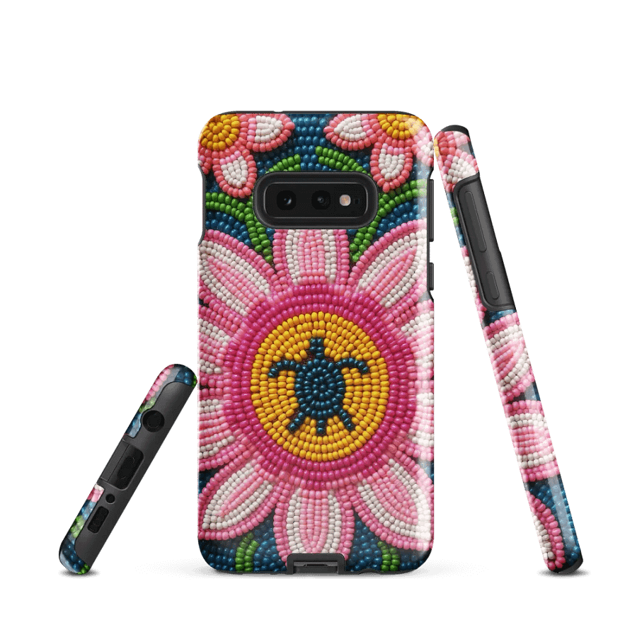 Turtle Flower Faux-Beadwork Samsung® Tough Case product image (2)