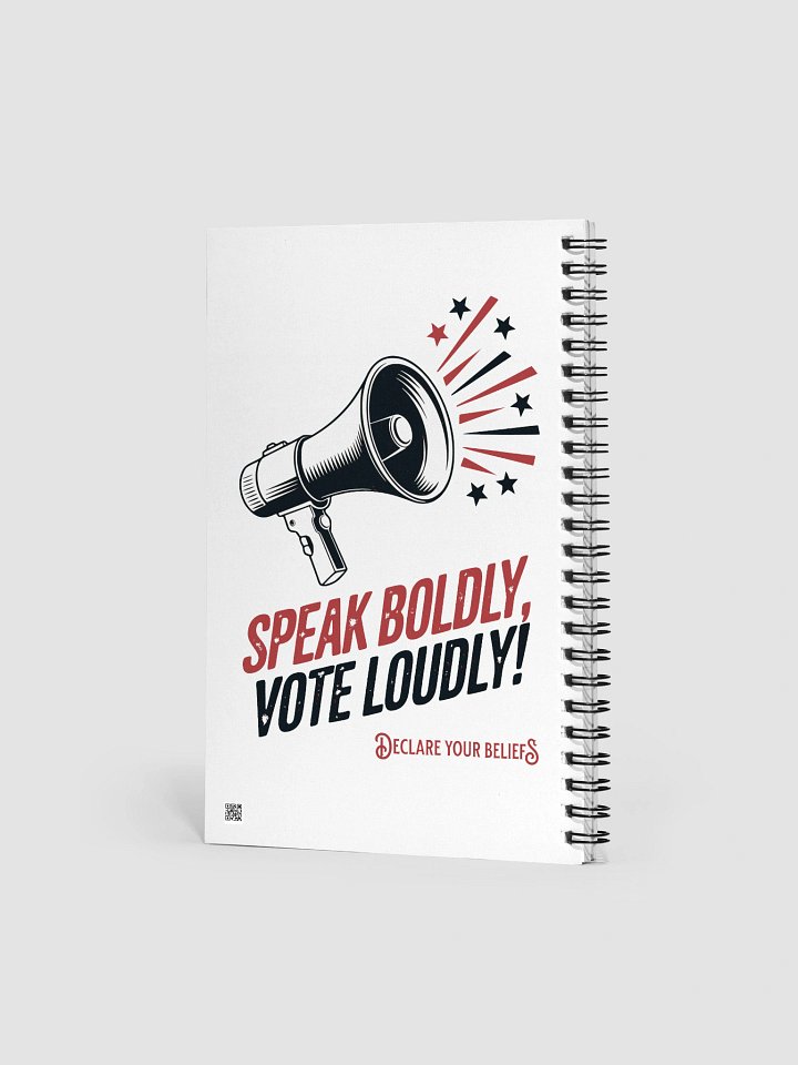 Speak Boldly Vote Loudly Megaphone Art – Declare Your Beliefs product image (2)