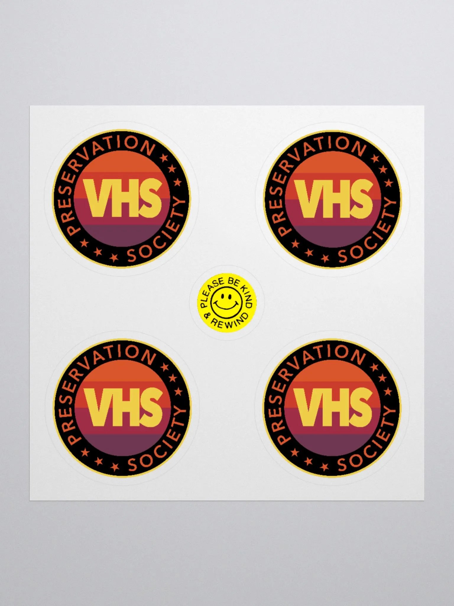 VHS Preservation Society Stickers product image (2)