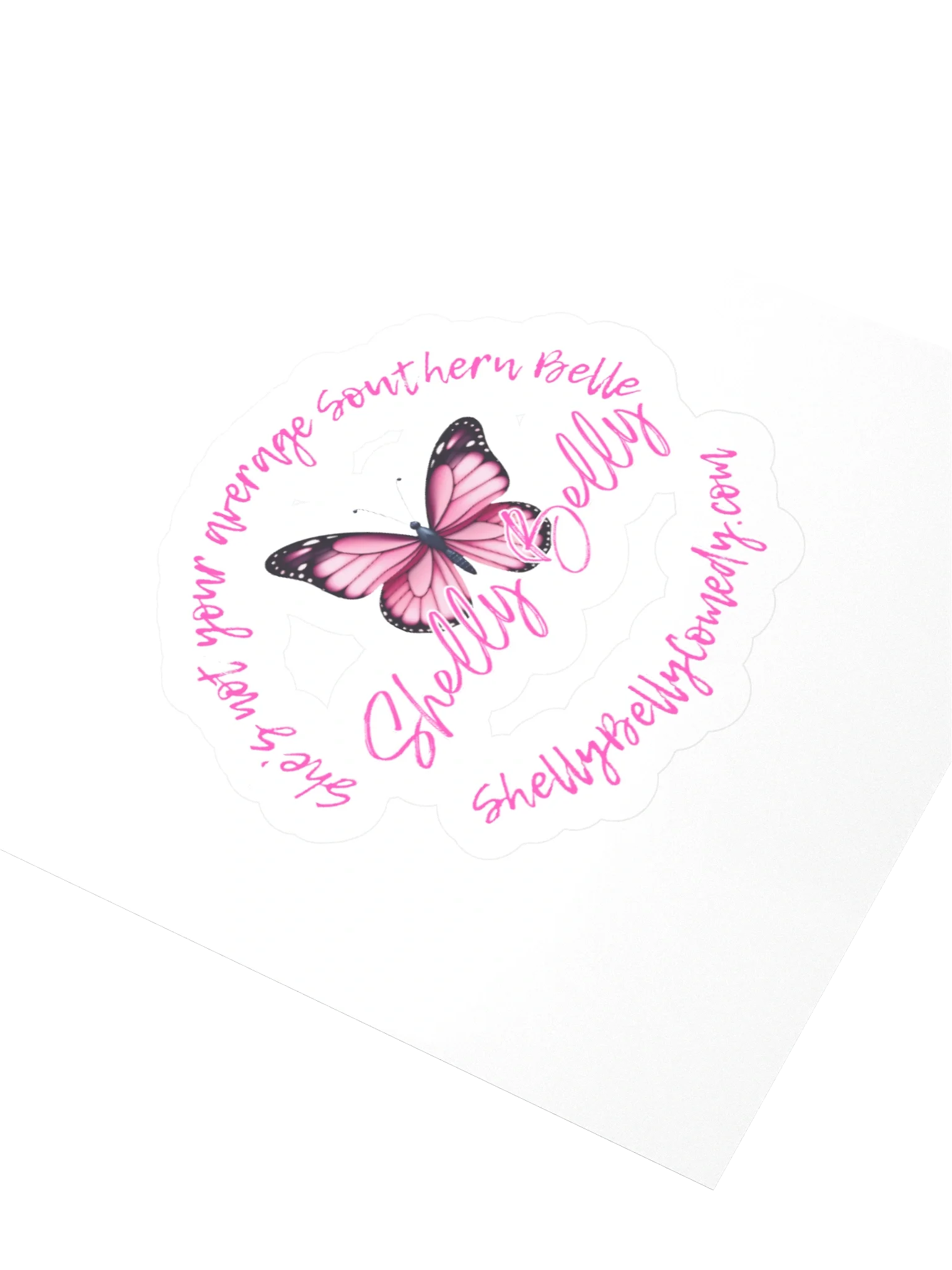 She's Not Your Average Southern Belle - 3X3 STICKER product image (3)