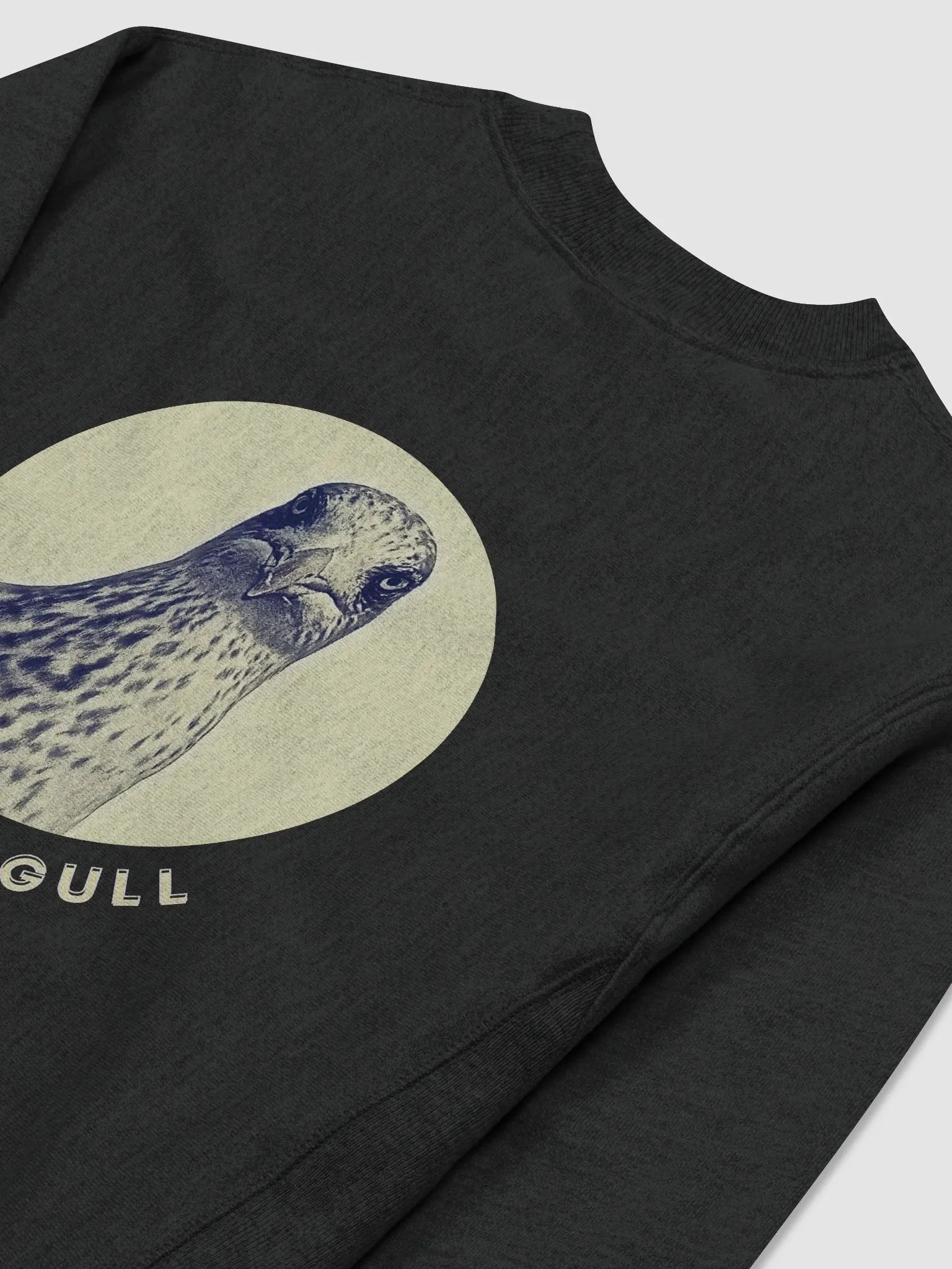 Gavin the Gull Cult Cotton Max Sweatshirt in Black product image (4)