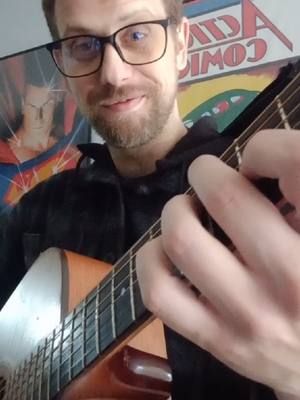 definitely 2 different guys playing the same guitar part 🤣🤣... You know, I think there might be something to Superman's glasses disguise. #fyp #superman #sleepforthenightlife #guitartok #foryoupage 