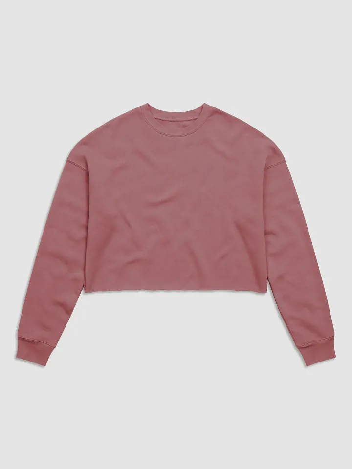 GAME ON warm fleece crop sweatshirt product image (2)