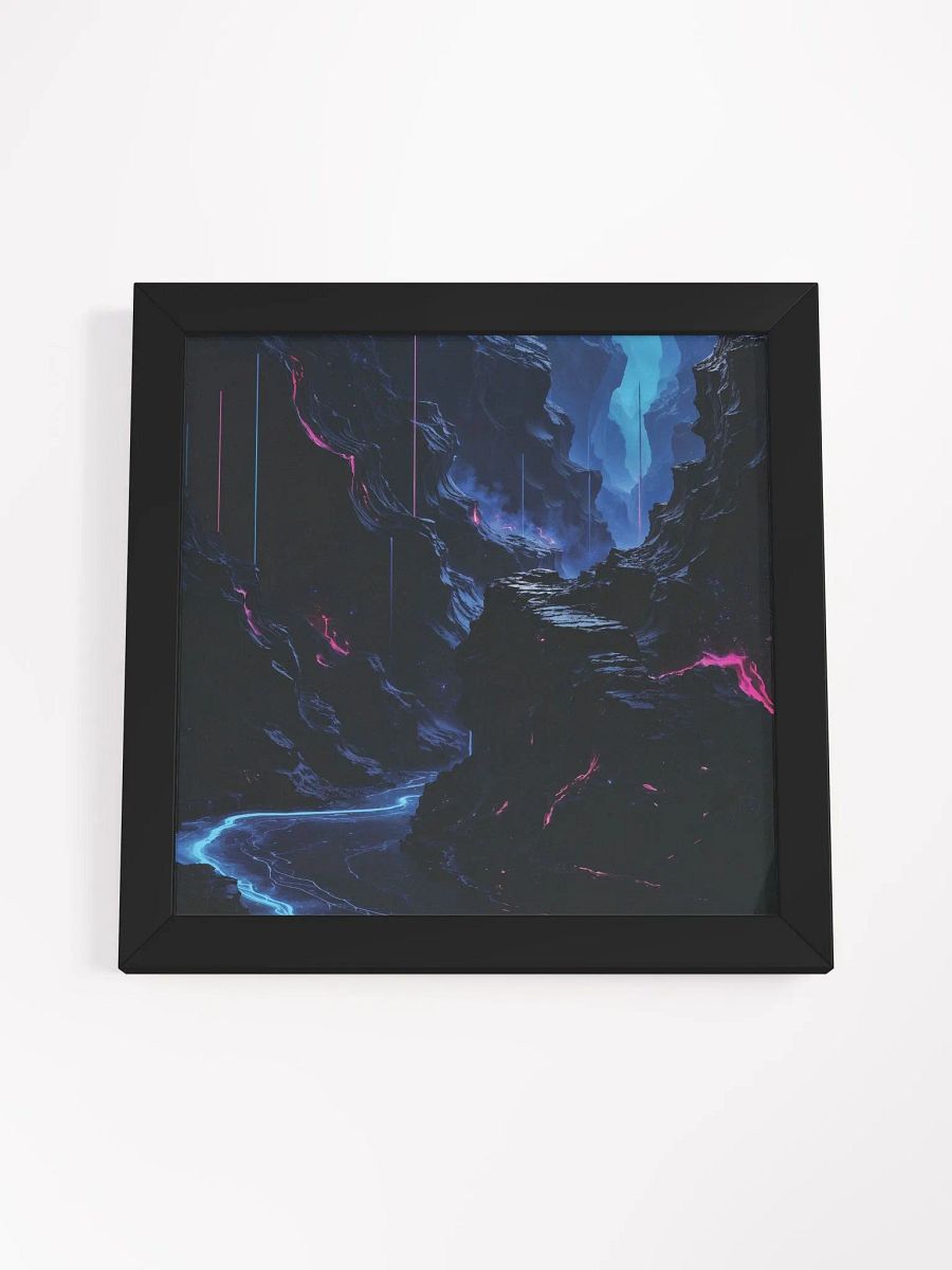 Neon Canyon Framed Print product image (43)