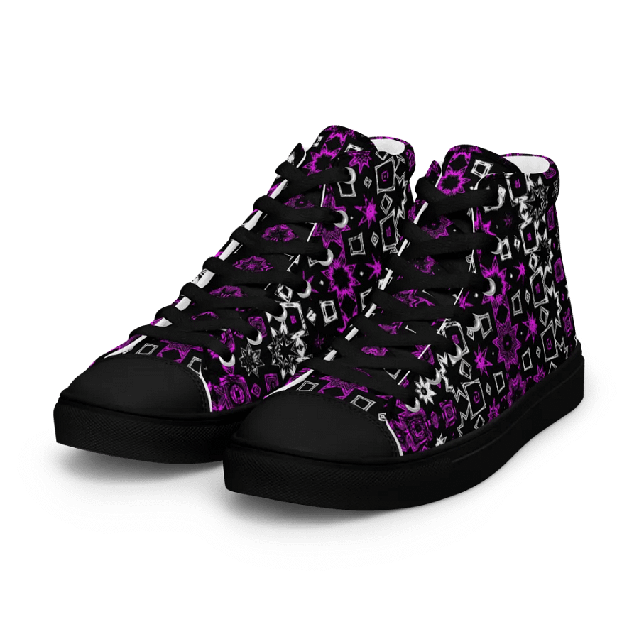 That Stars Pattern Ladies High Top Canvas Shoes product image (9)