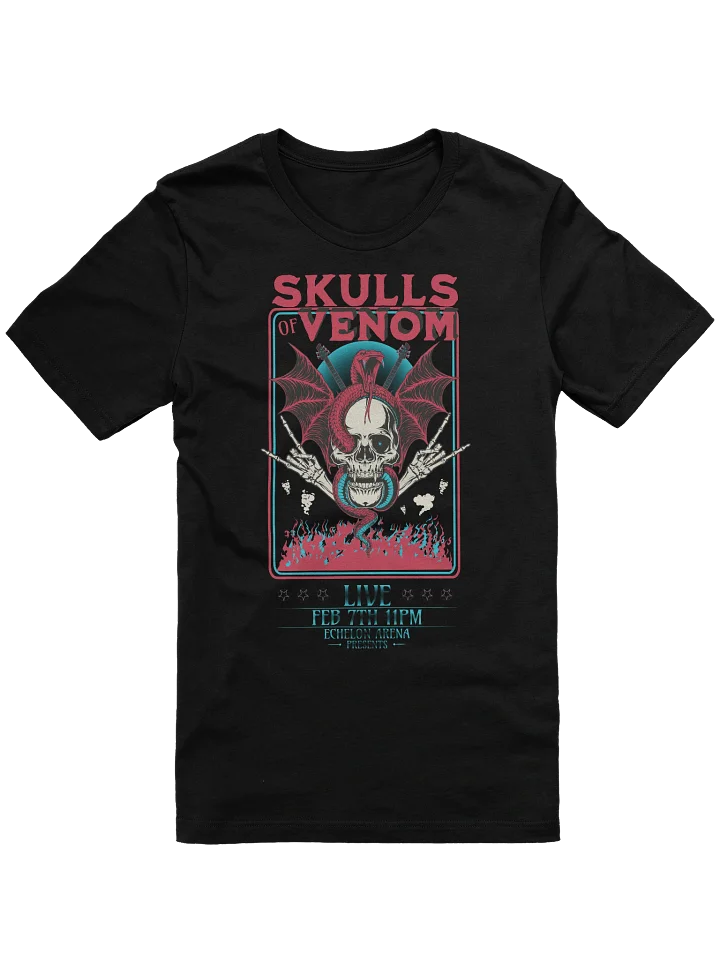 Stylish Skull-Themed T-Shirt for Venom Metal Band Fans product image (1)