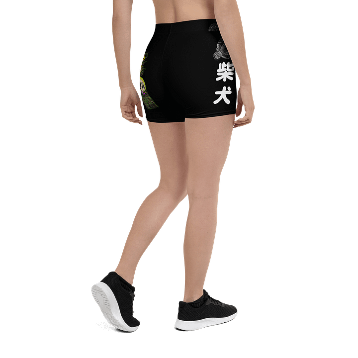 "HI" SHIBA INU All-Over Print Shorts product image (2)
