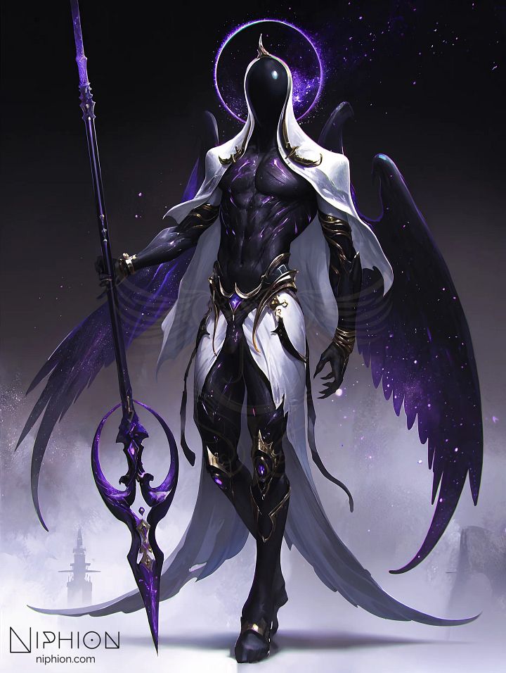 High-Resolution Digital Art – Nebula Archangel, Character Design #14 product image (1)