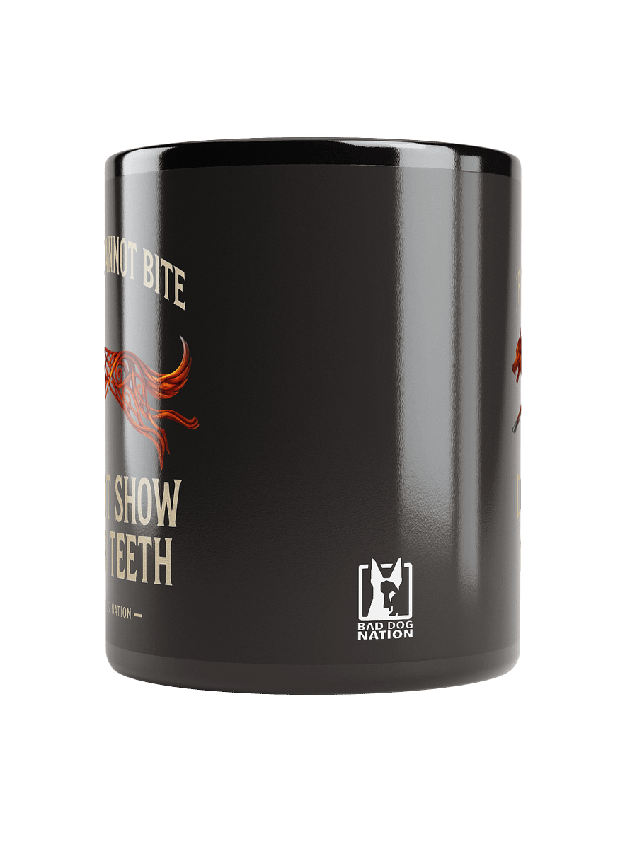 If You cannot bite - Black ceramic mug product image (3)