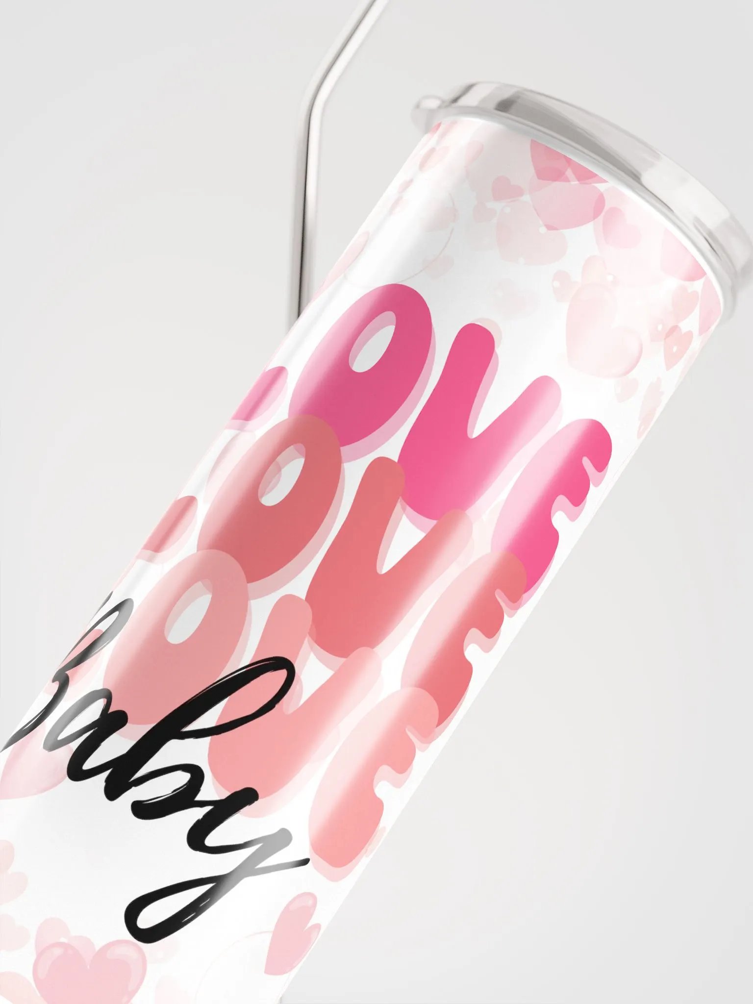 Valentine's Love Love Baby Stainless Steel Tumbler: Share Love in Style product image (5)