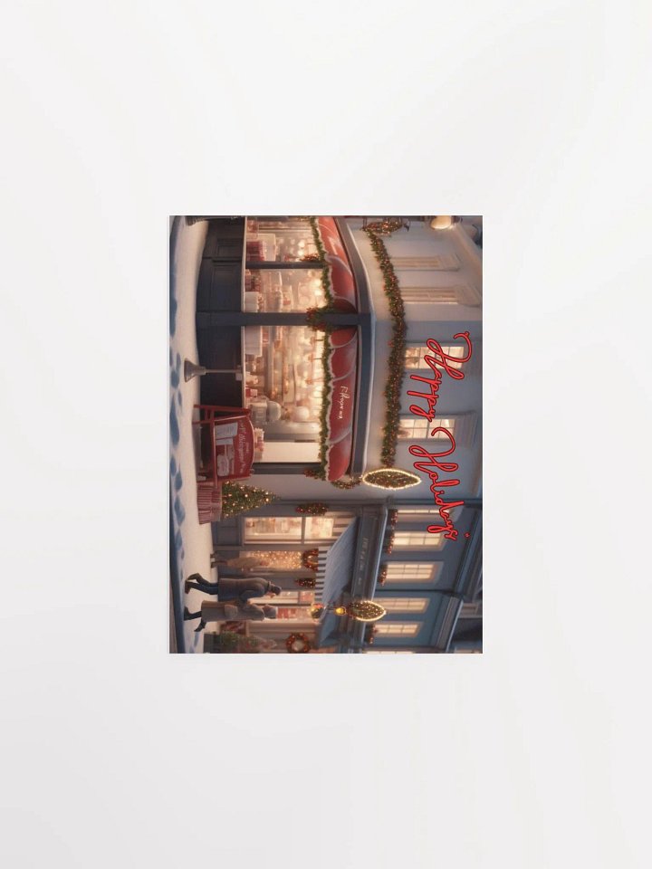Festive Holiday Storefront Poster product image (1)