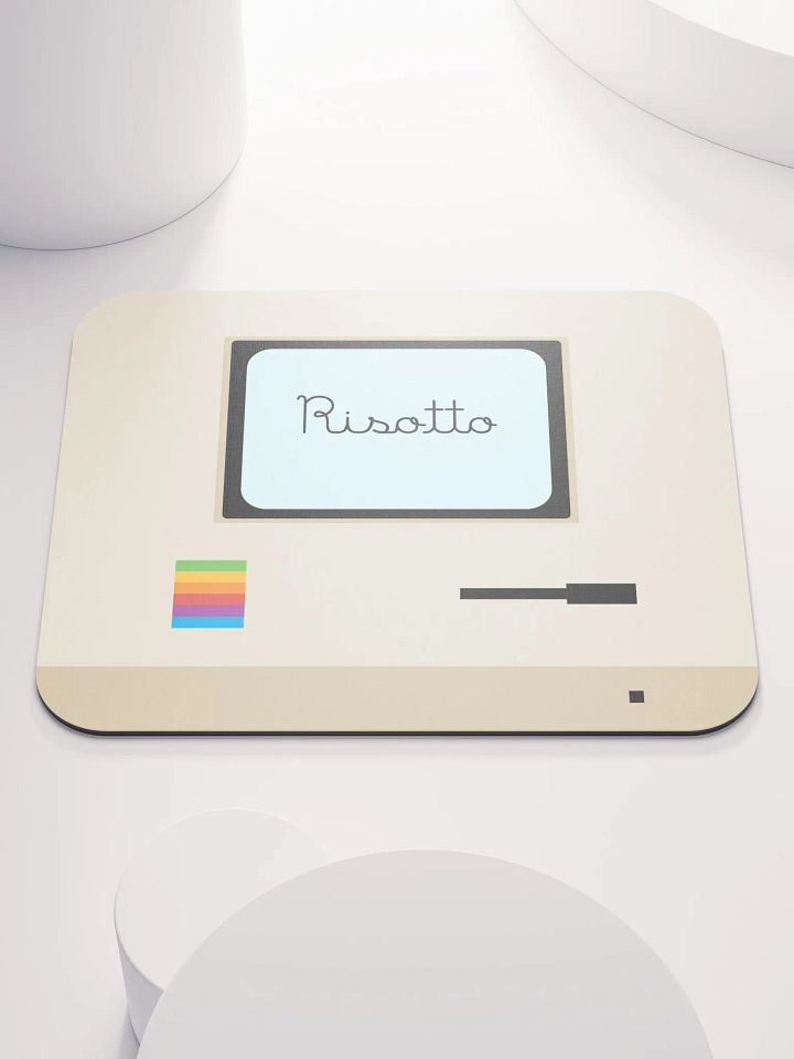Retro Computer Risotto Mouse Pad product image (1)