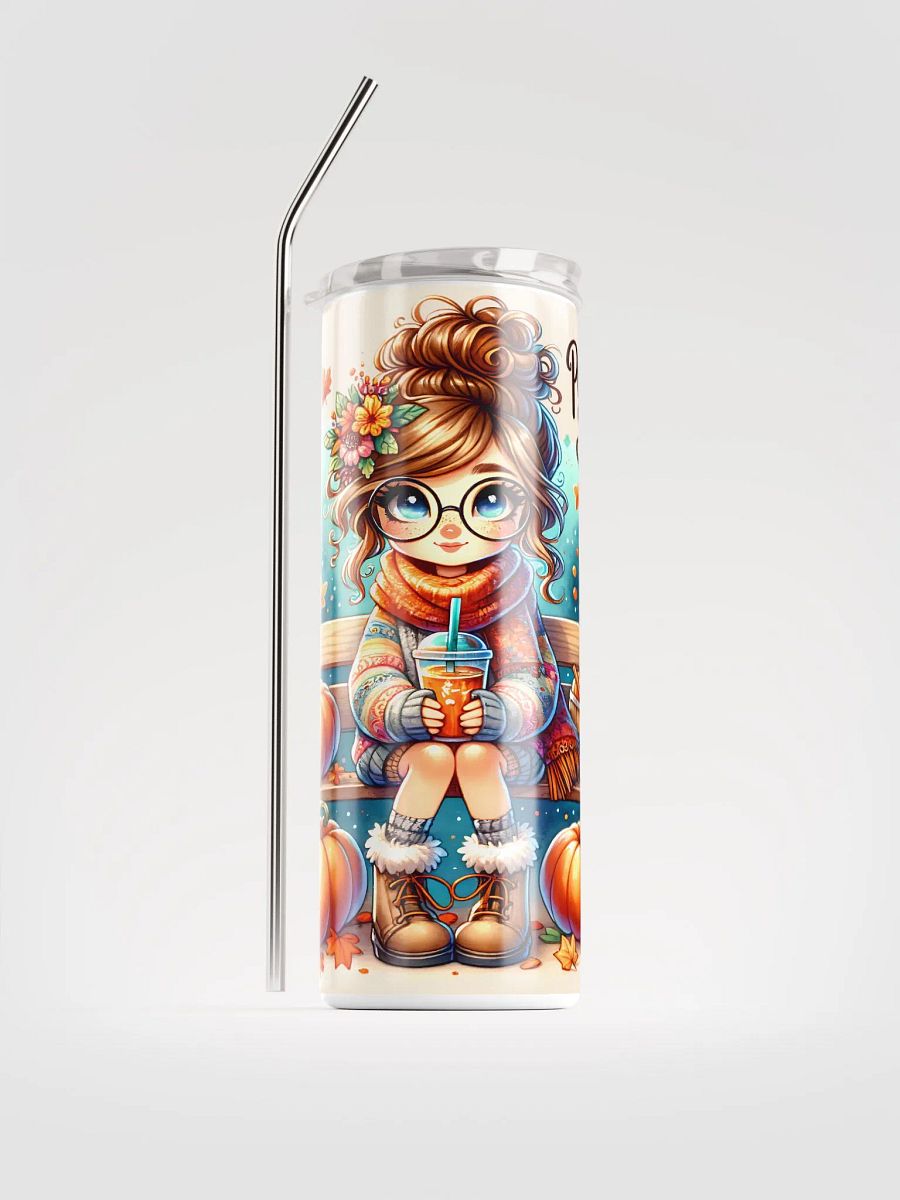 Autumn Design Pumpkin Spice Fiesta Ice Tea Fall Stainless Steel Tumbler product image (6)