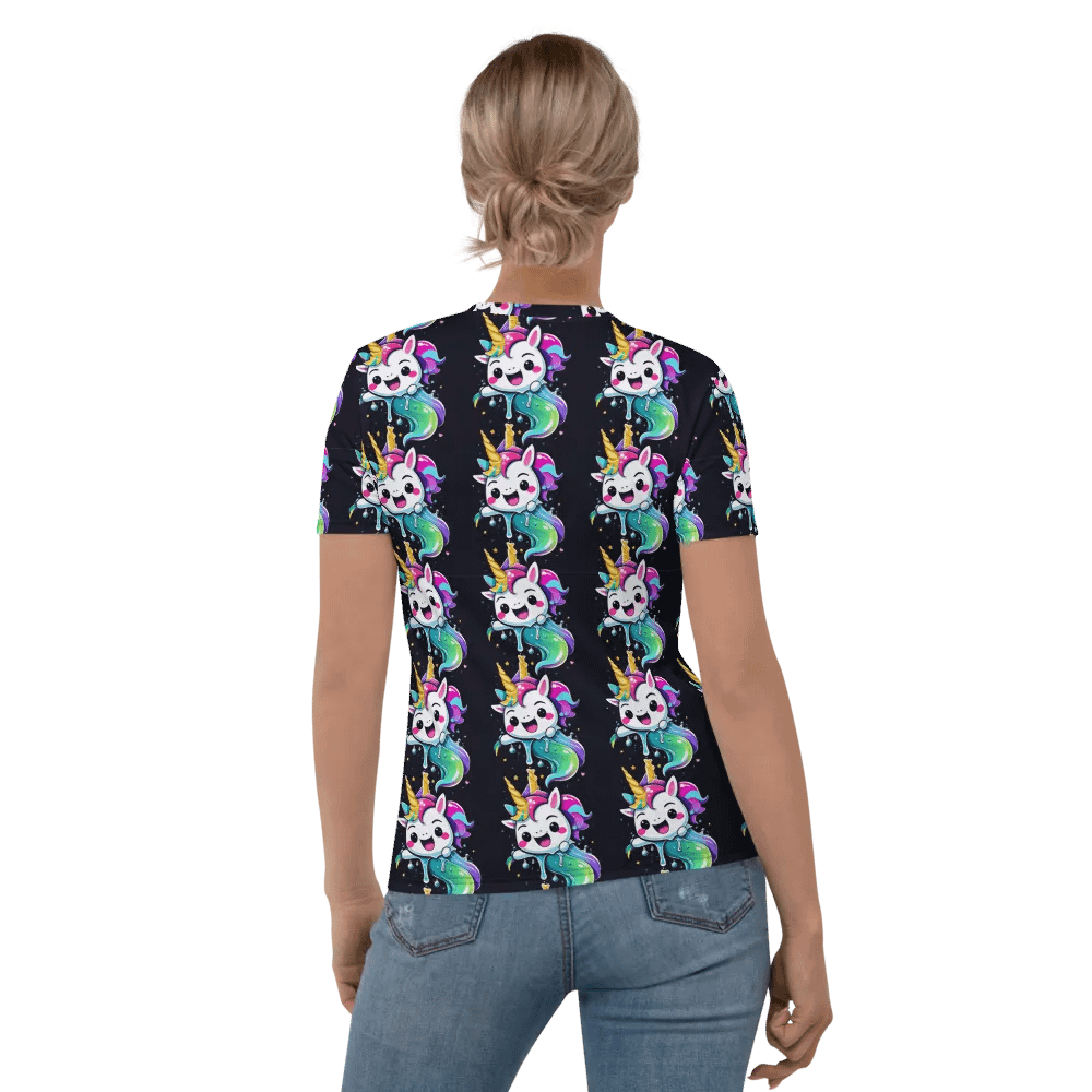 Kawaii Unicorn All Over Print T-shirt product image (6)