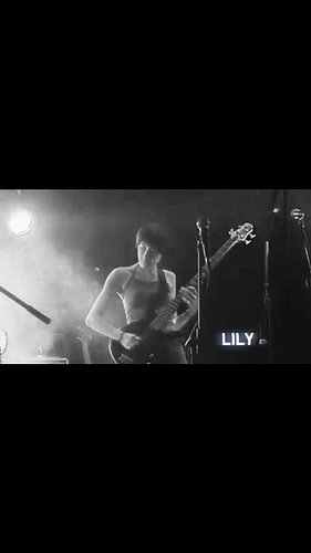 LILY - We are proud to have Lily joining us on Bass 😊🎸👏