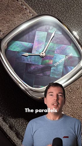 Aside from the increasingly unisex use of mother-of-pearl, I’m not entirely sure what Dennison’s intentions are regarding a r...