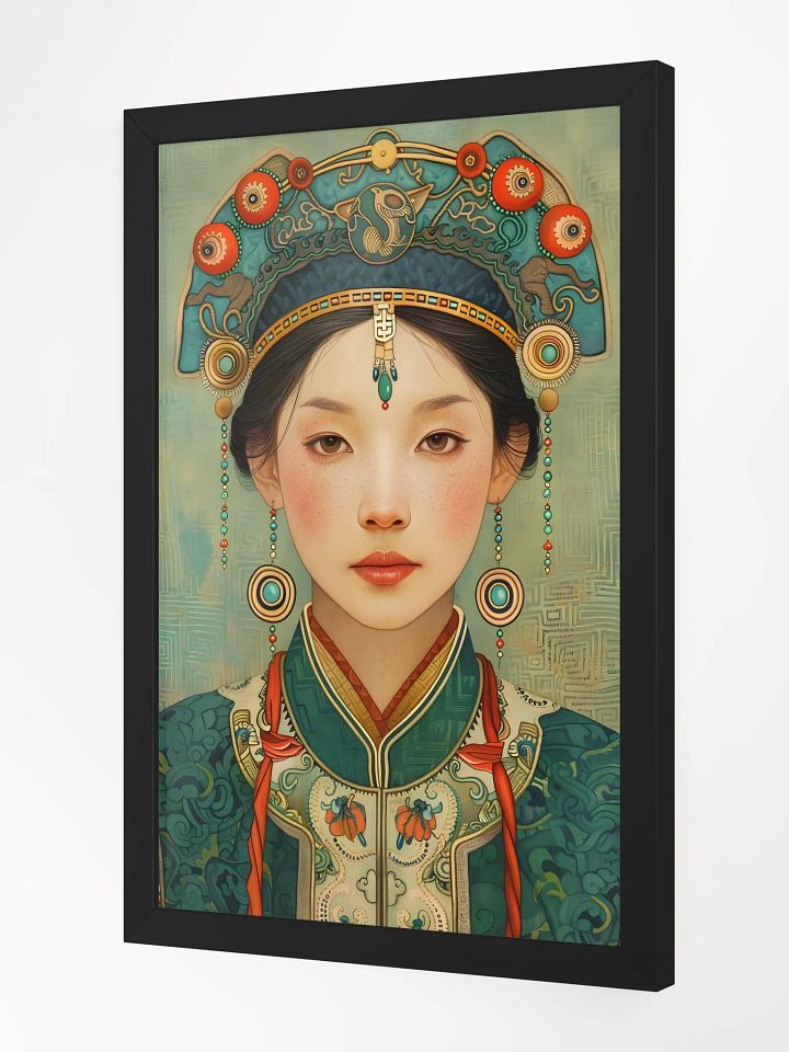 Elegant portrait of woman in traditional attire and jewelry product image (2)