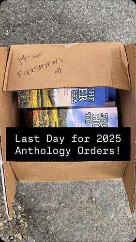 📣 LAST CALL FOR ORDERS OF THE ANTHOLOGY!

Today is the last day for individuals to order the anthology through our website (r...