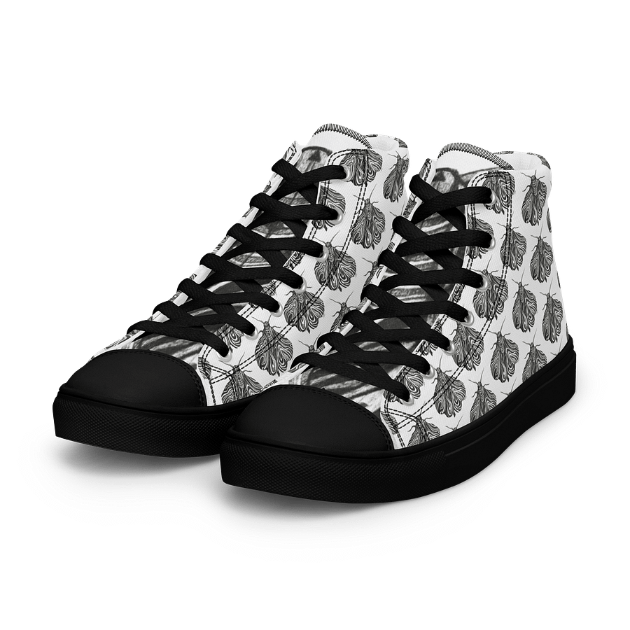 Moth - Men's High Top Canvas Shoes product image (9)