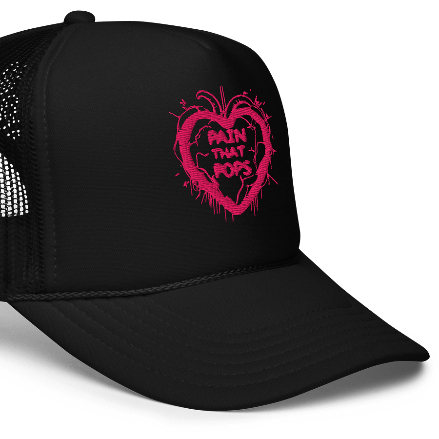 Bleed Neon (Pain That Pops) (PINK) Trucker Hat product image (5)