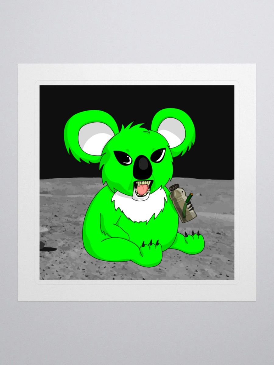 Menacing Koala Grenade Launcher Stickers product image (1)